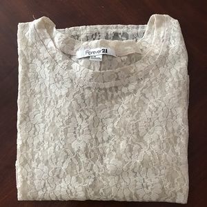 Forever 21 Lace Shirt